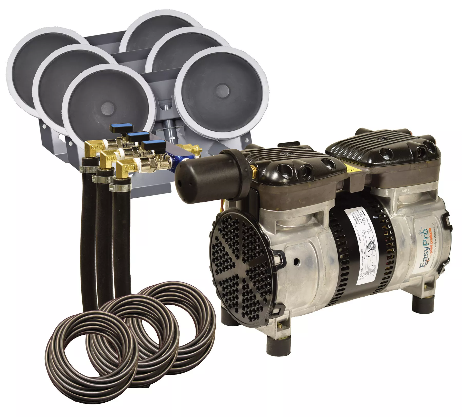 1/2HP Rocking Piston Pond Aeration System (up to 3 Acres)