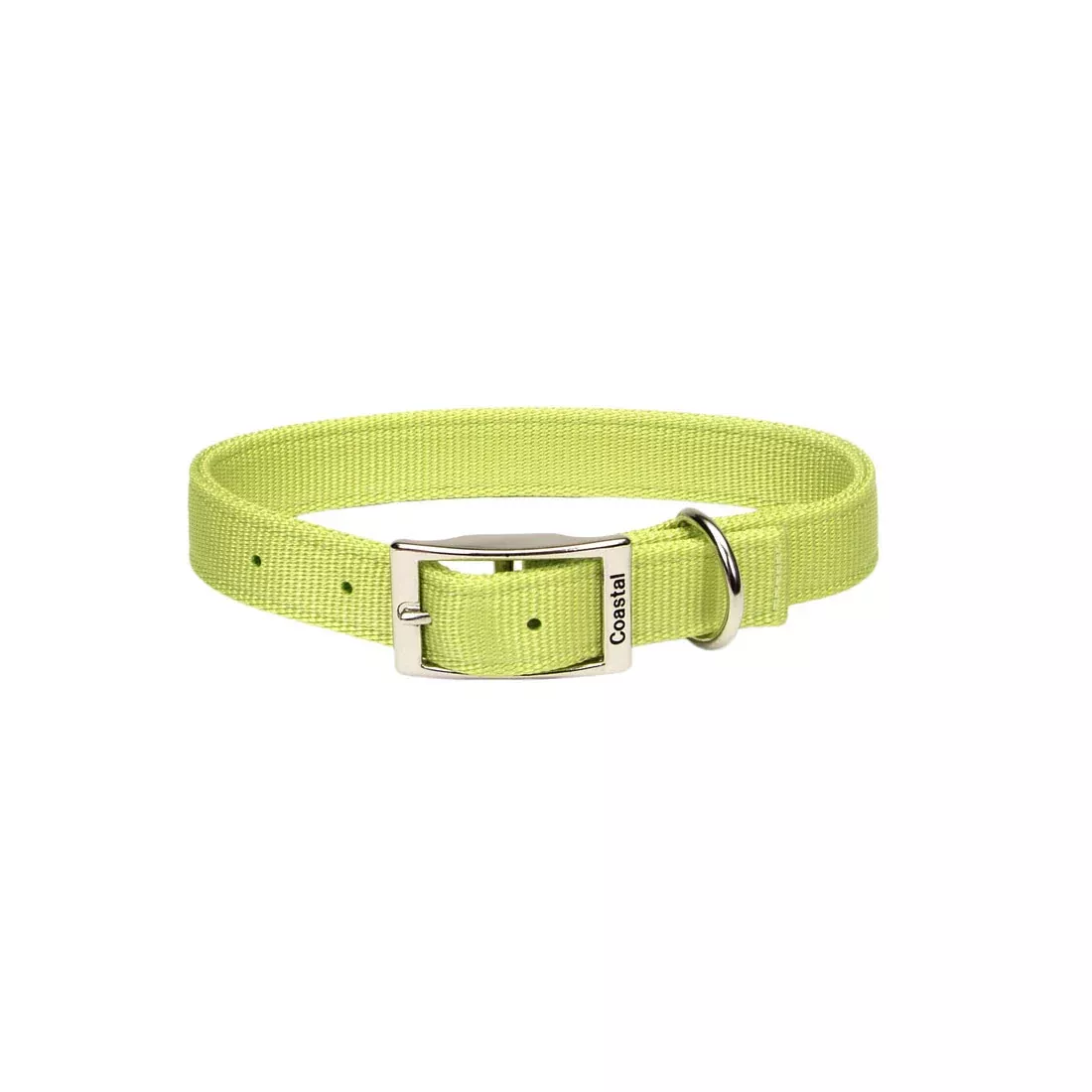 1" X 24" Double-Ply Dog Collar, Lime Green