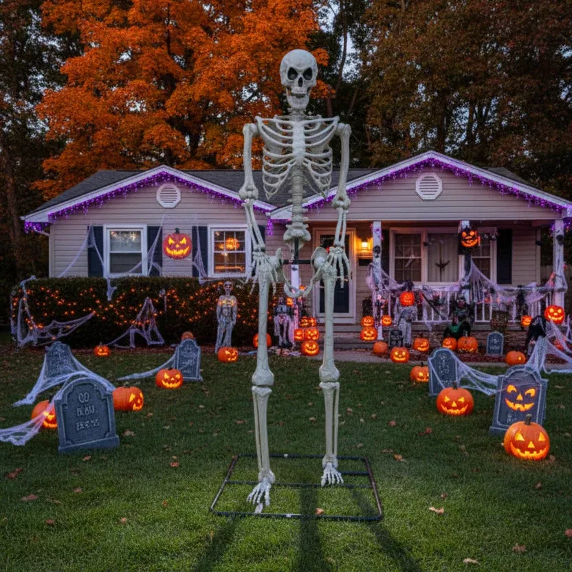 10' Standing Titan Skeleton