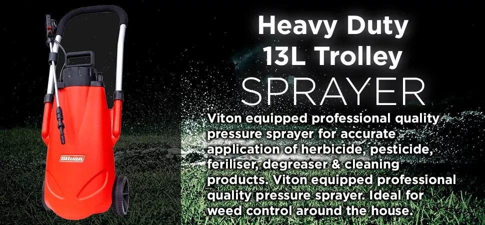 13 Litre Heavy Duty Trolley Sprayer