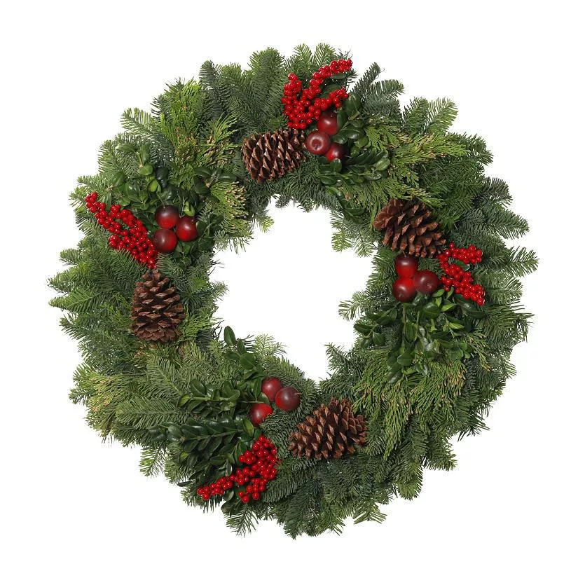 14" Royal Fruit Wreath (26" OD) 1211