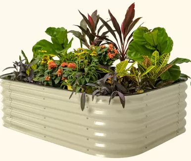 17" Tall 6 in 1 Modular Metal Raised Garden Bed Kit
