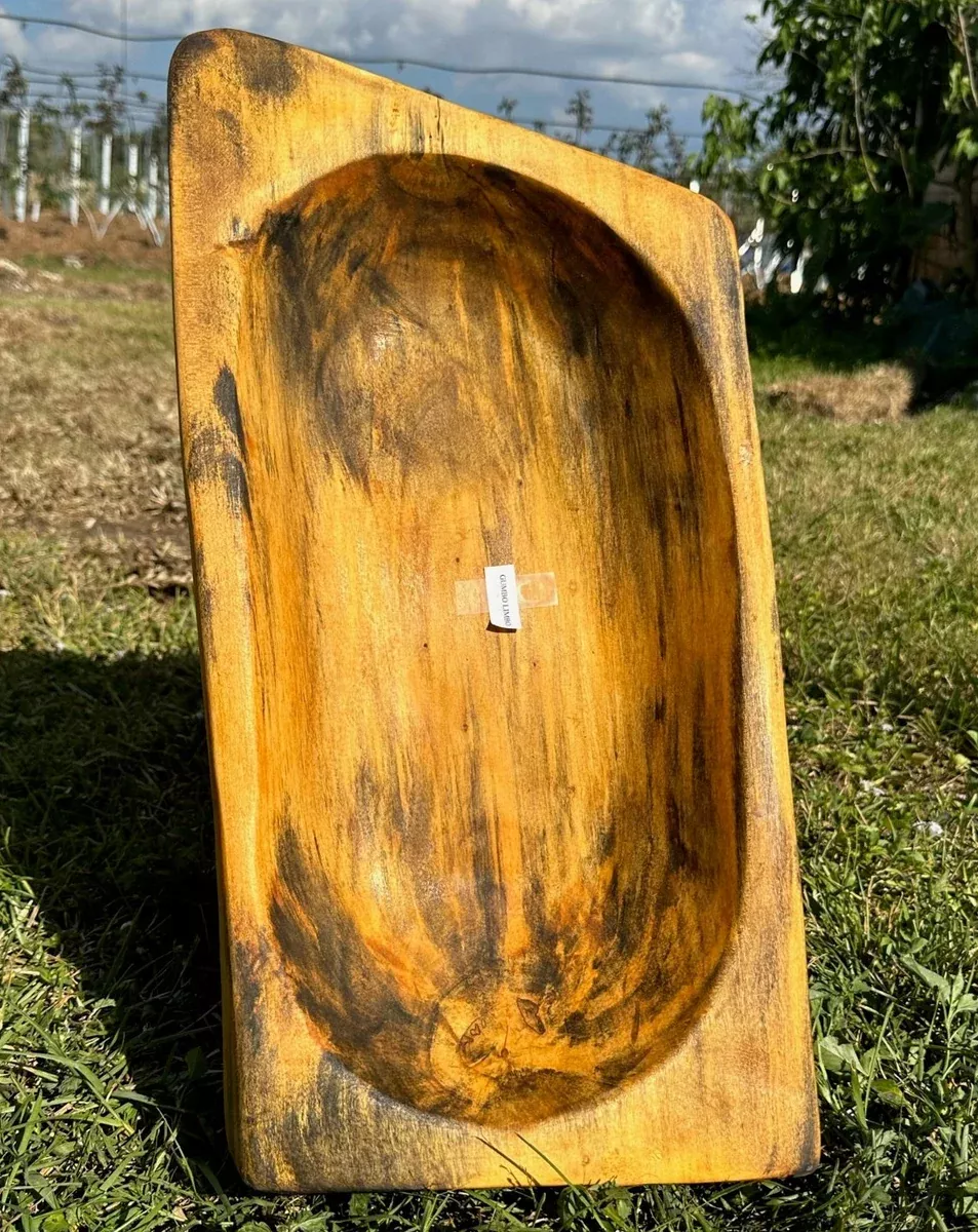 21" GUMBO LIMBO Hand Carved Artisan Bowl