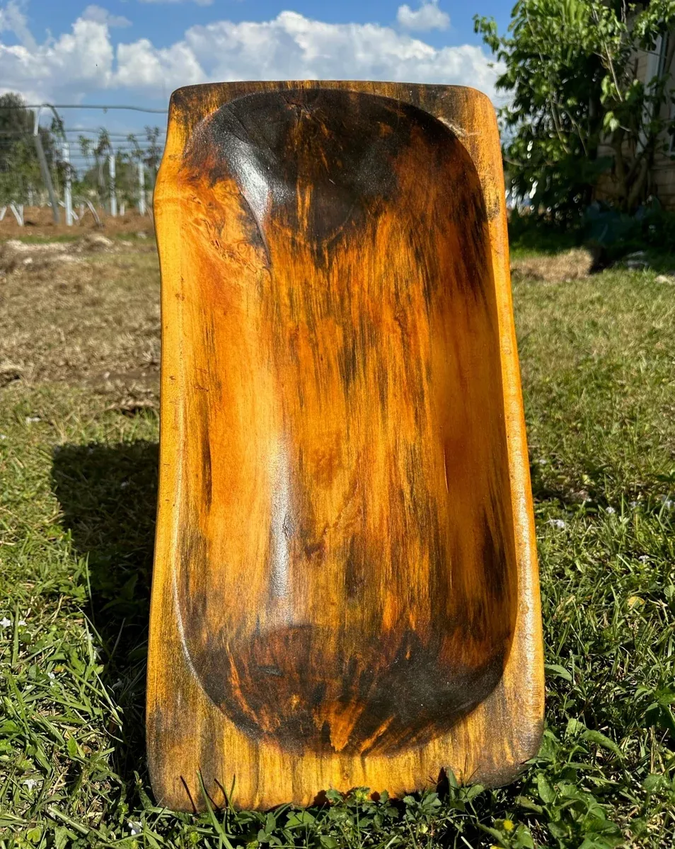 25" GUMBO LIMBO Hand Carved Artisan Bowl