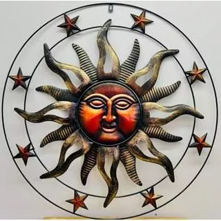31" x 31" Red Sun with Stars 903-00204