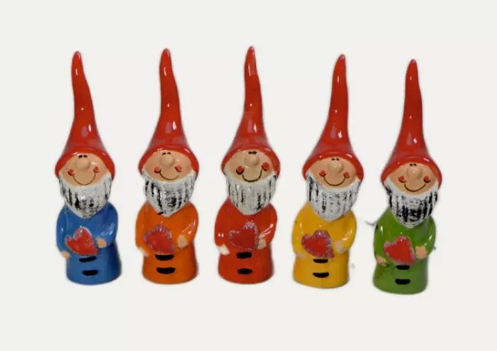 5” Ceramic Gnomes