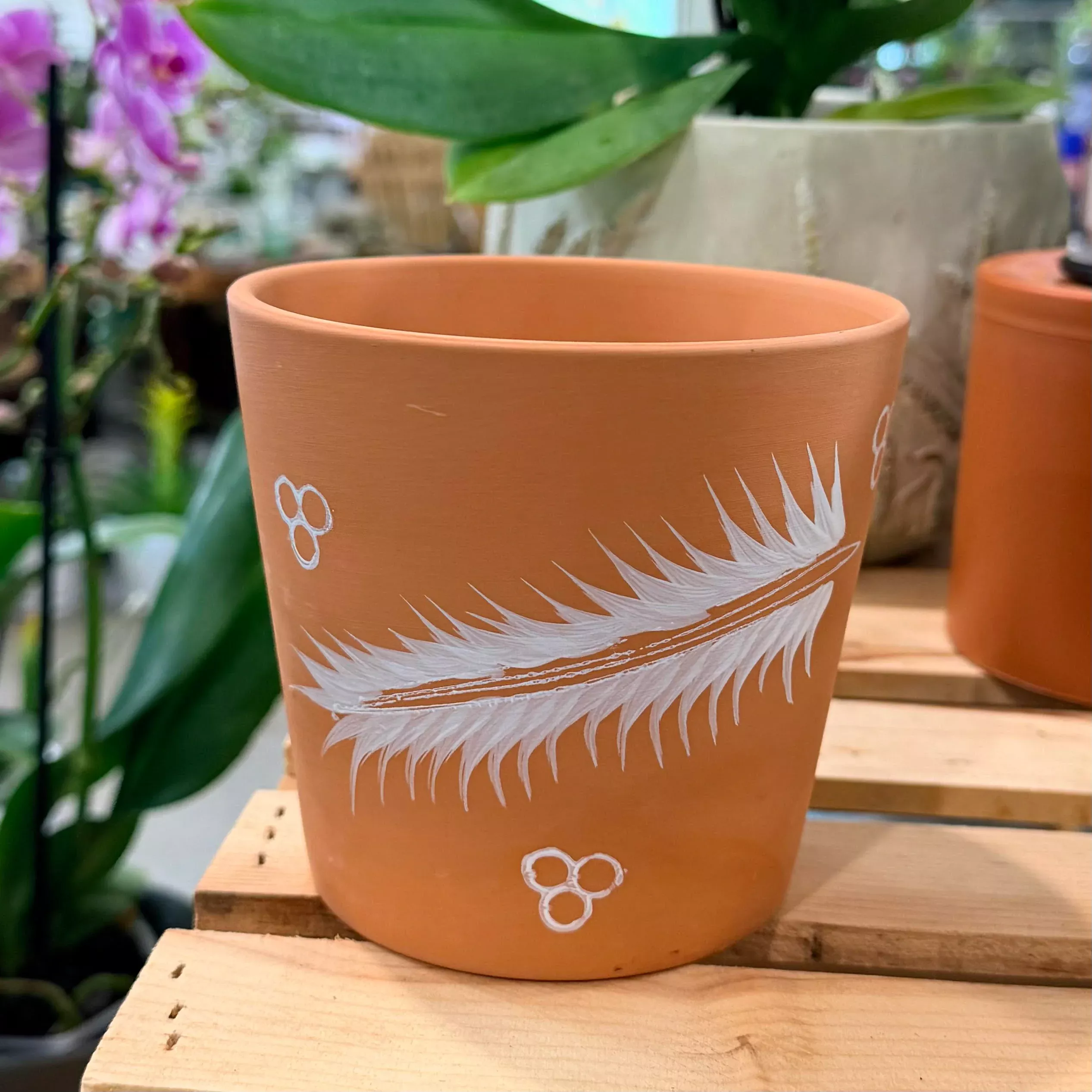 5" Leaves Planter