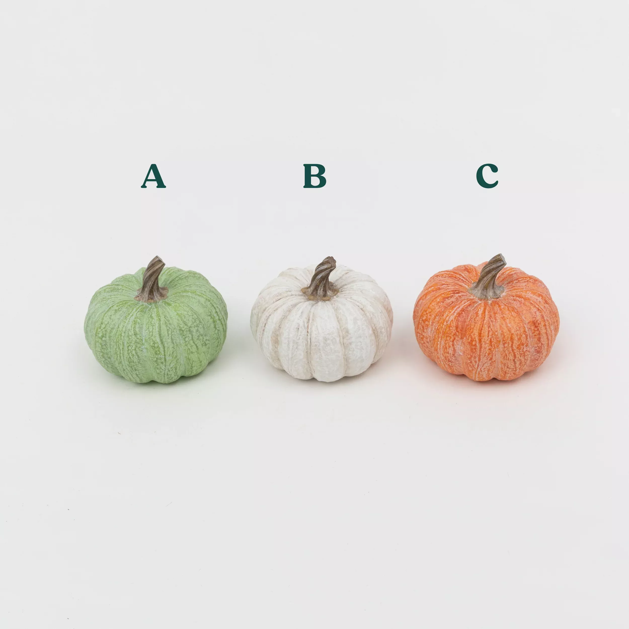 5" Resin Harvest Pumpkin - Assorted Styles, Sold Separately - Gerson Company