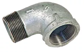90° Street Elbow - Galvanized