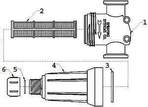 AA126ML 5 & 6 Line Strainer Parts (1-1/4 & 1-1/2) Parts