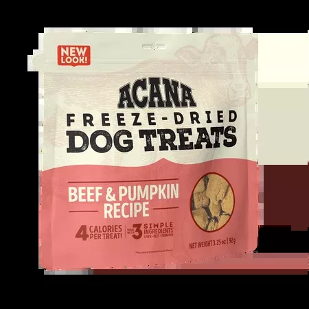 Acana Beef & Pumpkin Freeze Dried Treats, 3.25 oz