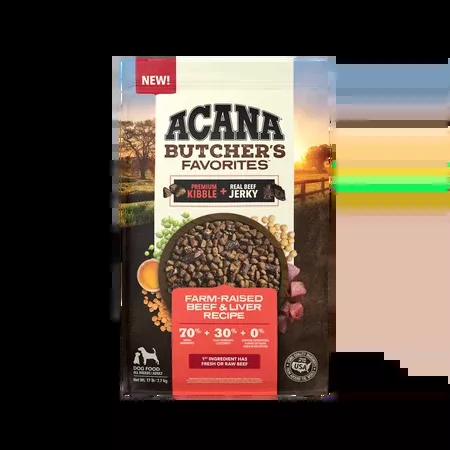 Acana Butcher's Favorites Farm-Raised Beef & Liver Recipe, 17lb