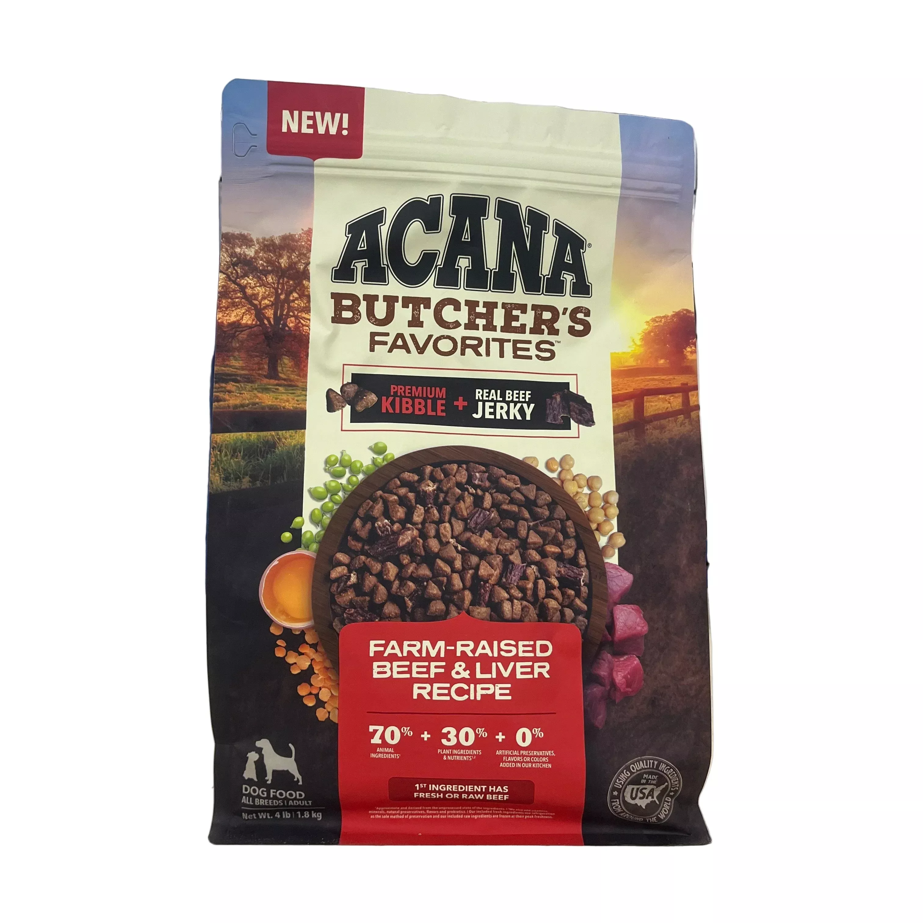 Acana, Butcher's Favorites, Farm-Raised Beef & Liver Recipe, 4lb