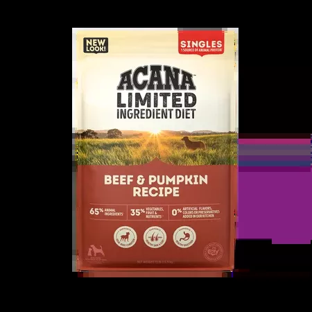 Acana - Singles Beef & Pumpkin Recipe, 25lbs