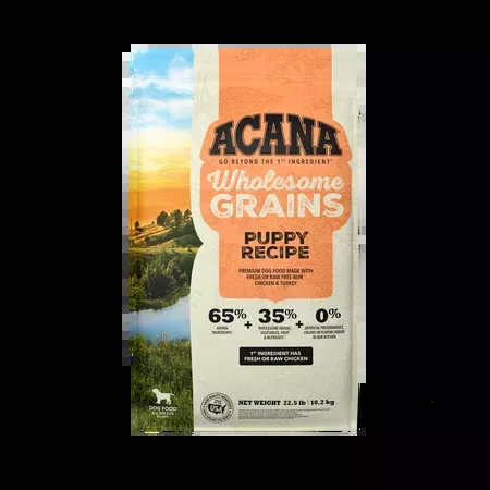 Acana Wholesome Grains Puppy Recipe, 22.5 lb