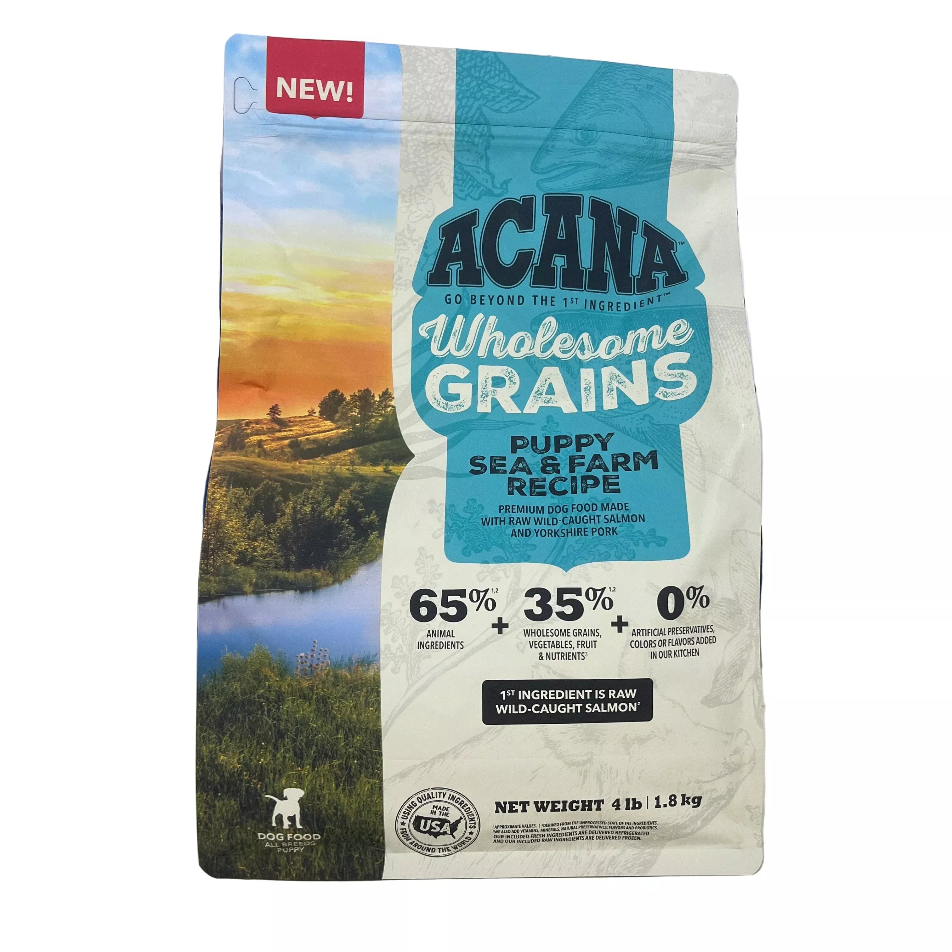 Acana Wholesome Grains, Puppy Sea & Farm Recipe Dog Food, 4 lb