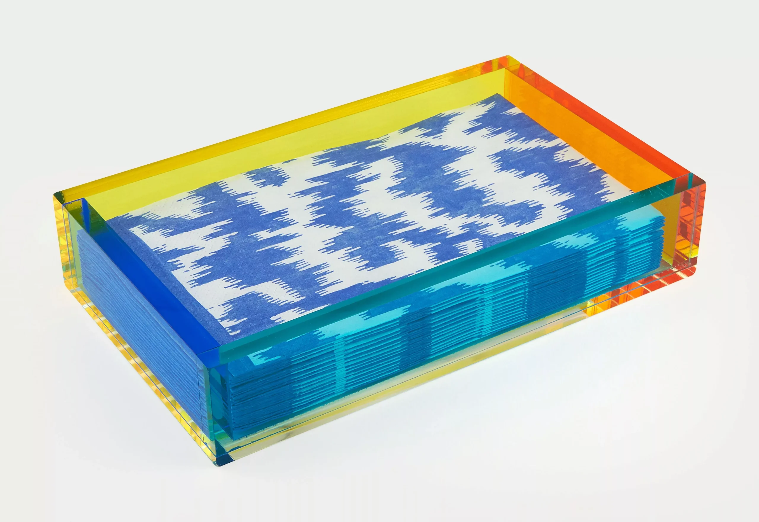 ACRYLIC BATHROOM NAPKIN TRAY