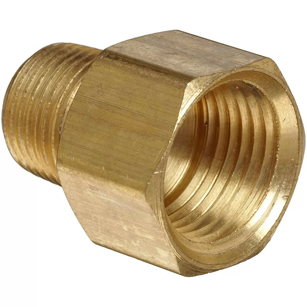 Adapter for Female Garden Hose Thread To Male National Pipe Thread- Brass