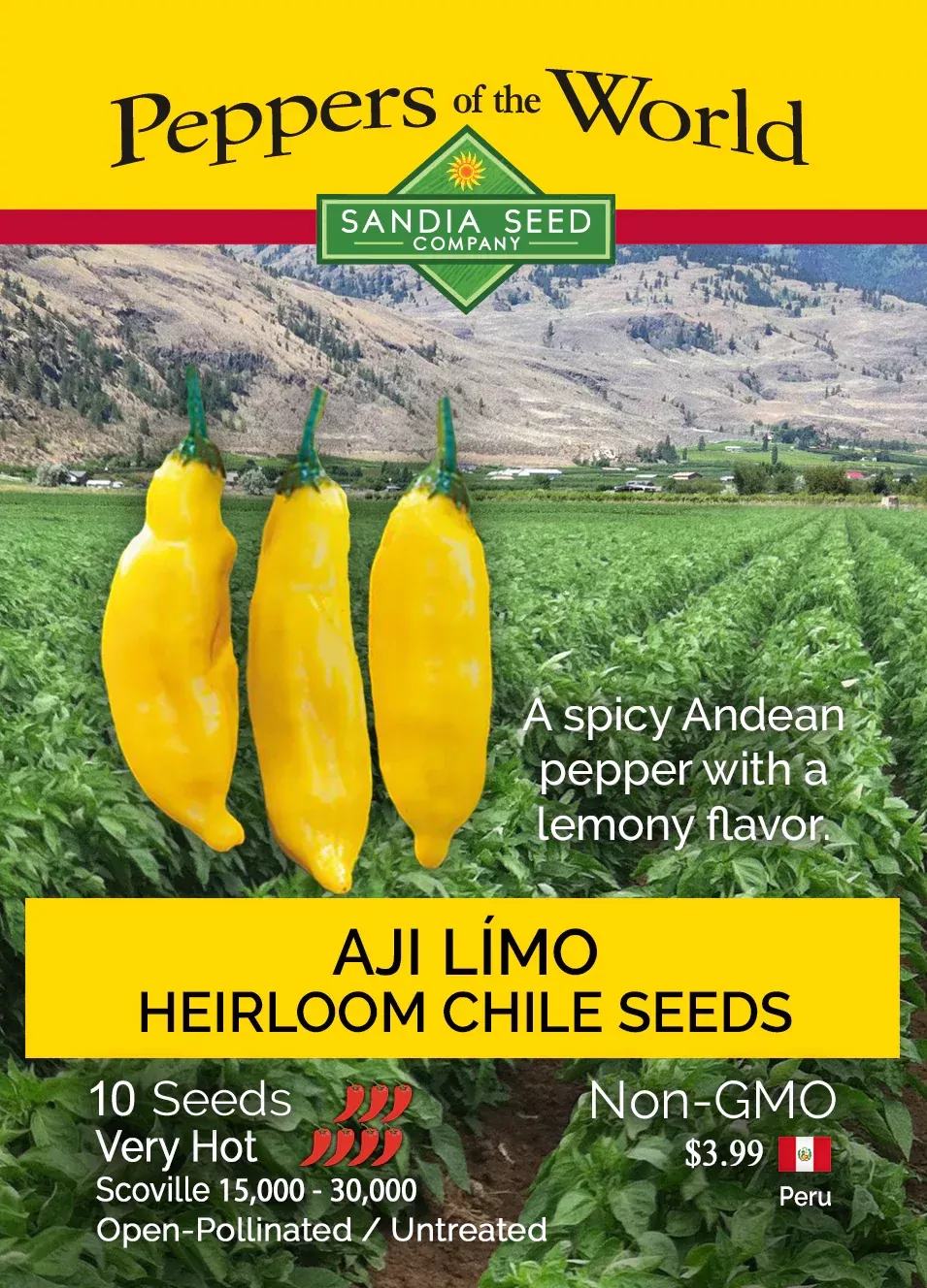 Aji Limo/Lemon DropPepper Seeds