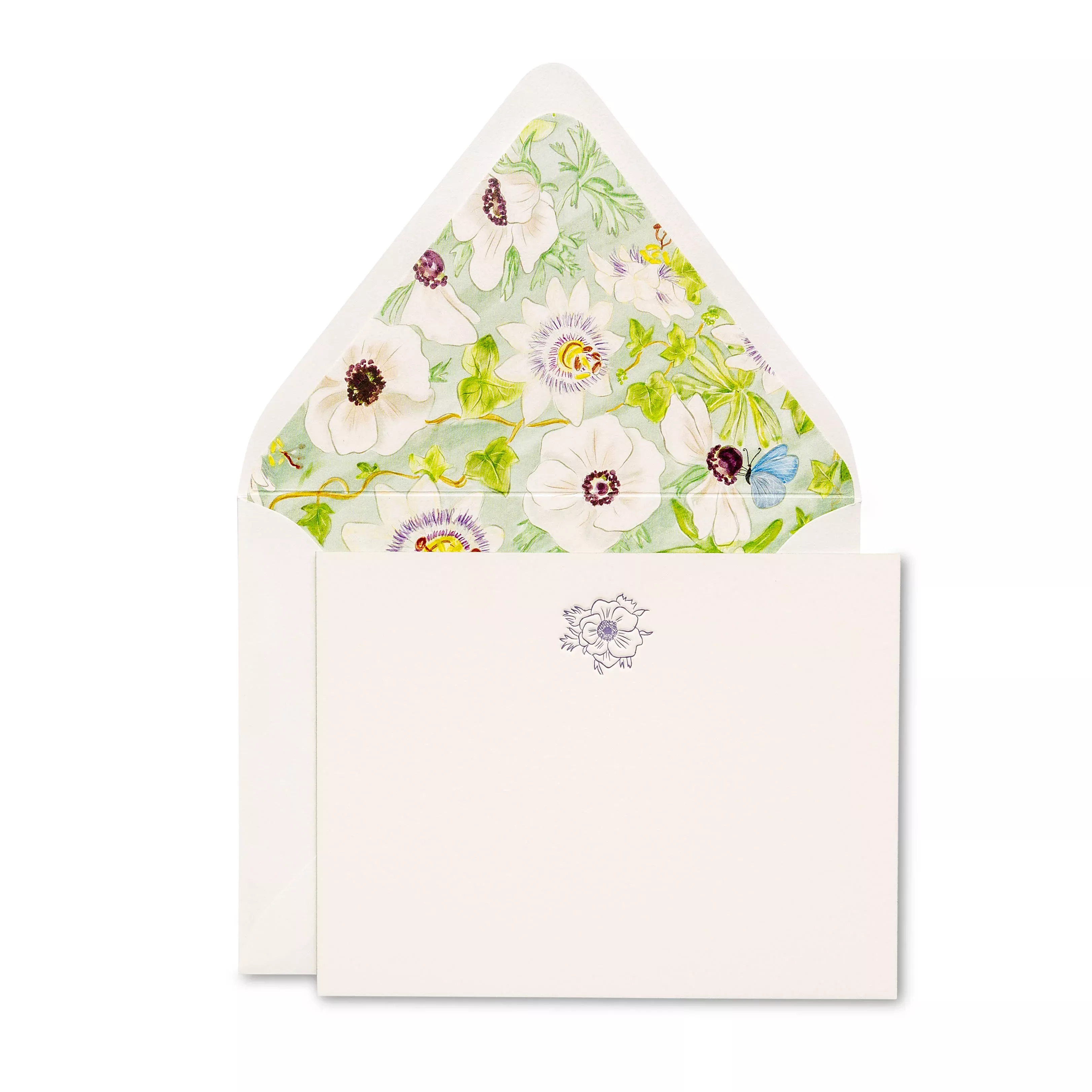 Anemone Flower | Fancy Pants Letterpress Flat Notecards