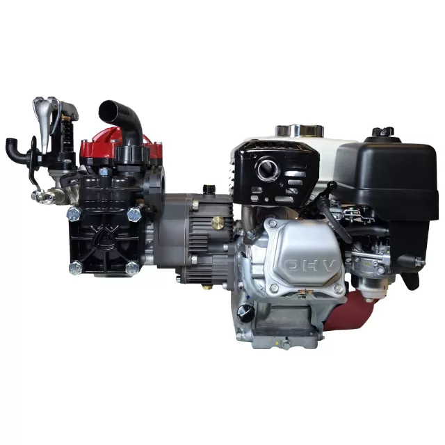 Annovi Reverberi AR40 Diaphragm Pump and Honda GX160 Gas Engine Assembly