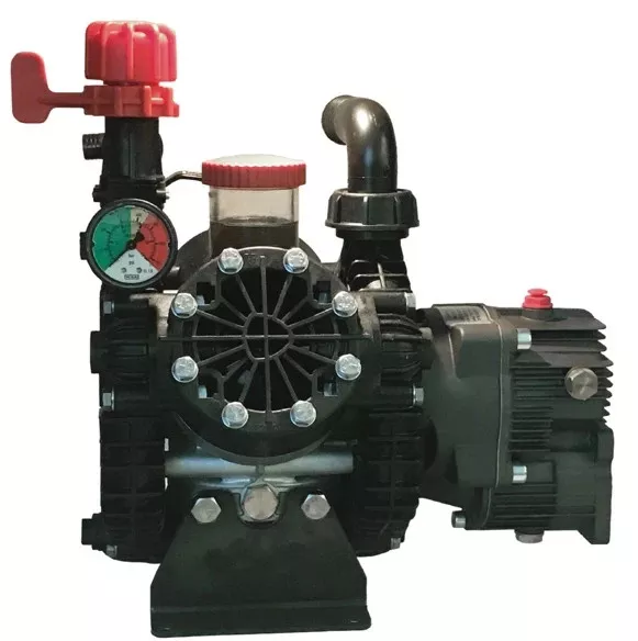 Annovi Reverberi AR45LFP-GR-GCI Polypropylene Diaphragm Pump with Regulator and Gearbox