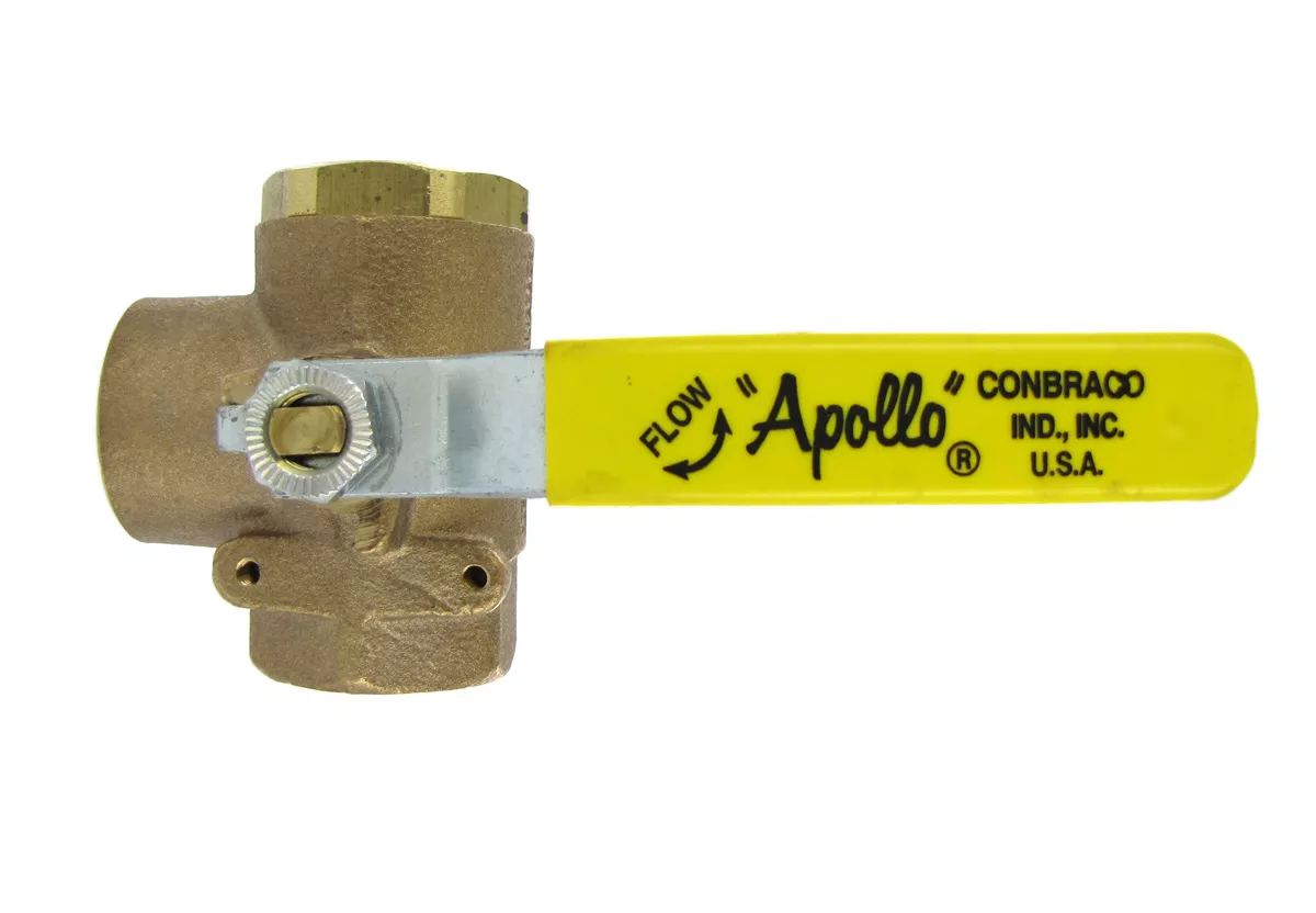 Apollo 3 Way Brass Ball Valves