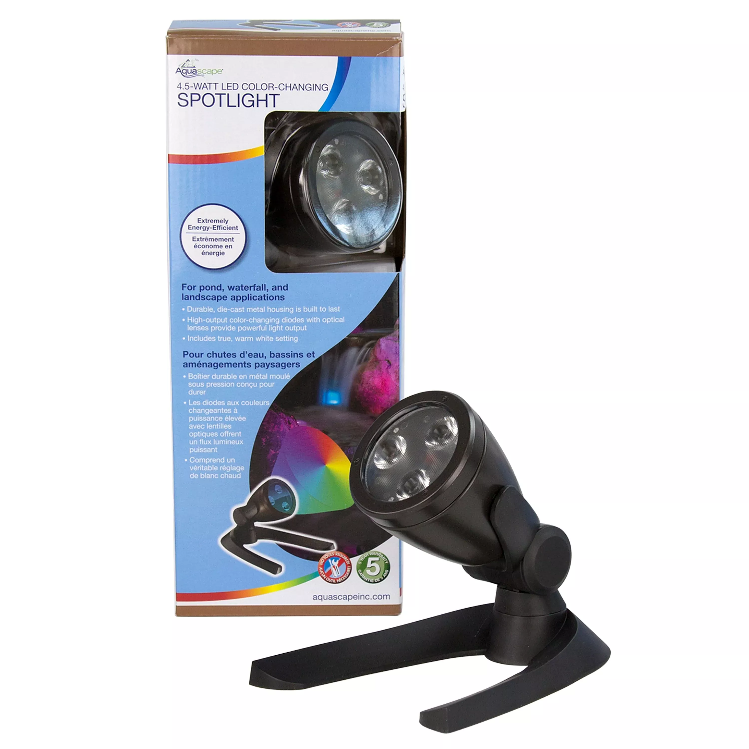 Aquascape 4.5-Watt LED Color-Changing Spotlight