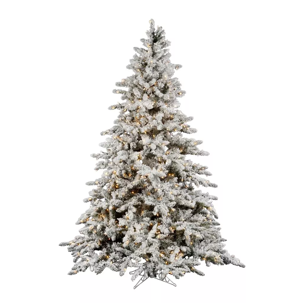 Artificial Tree : Flocked Utica Tree