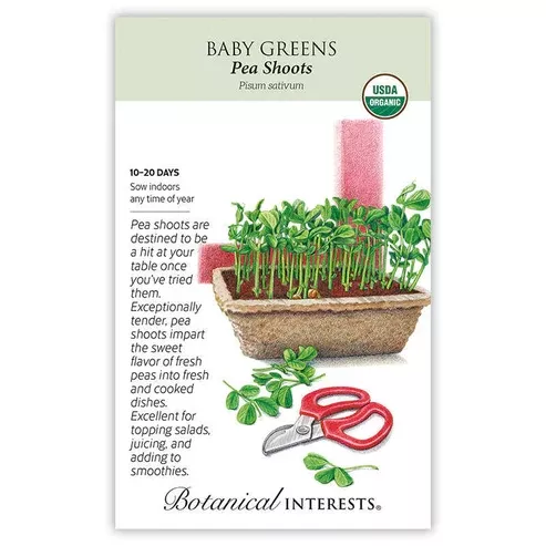 Baby Greens 'Pea Shoots' Organic
