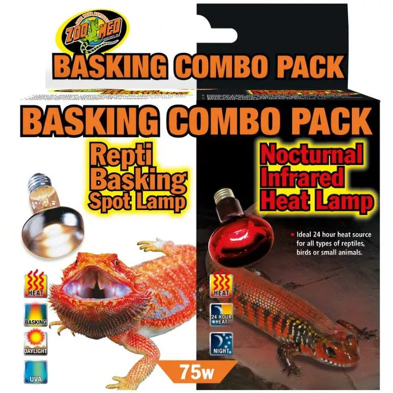 Basking Lamp Combo Pack, 75 Watt