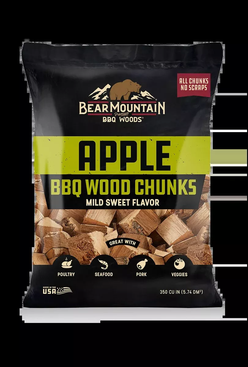 Bear Mountain BBQ Premium Woods Apple BBQ Wood Chunks