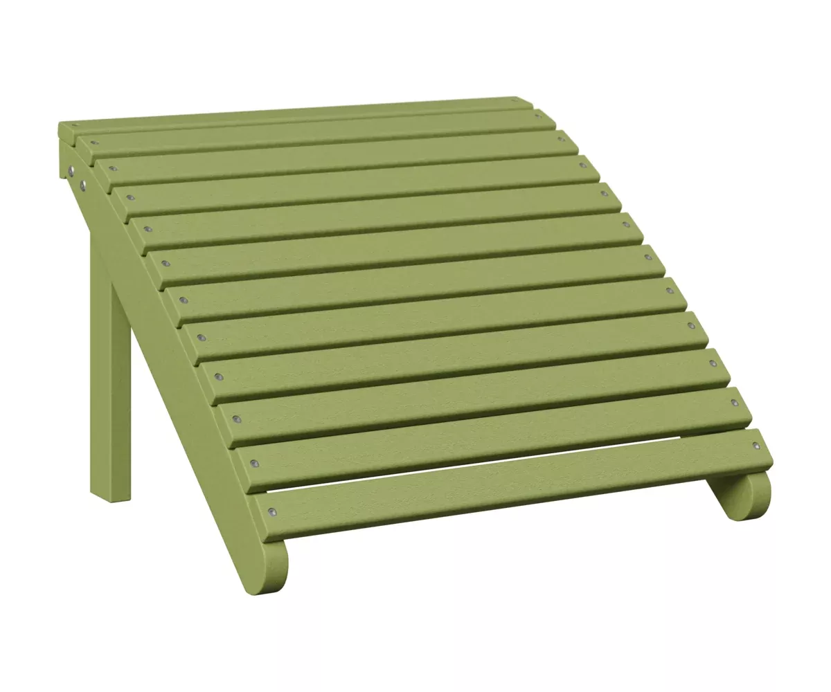 Berlin Gardens, Adirondack Footstool, Kiwi Green