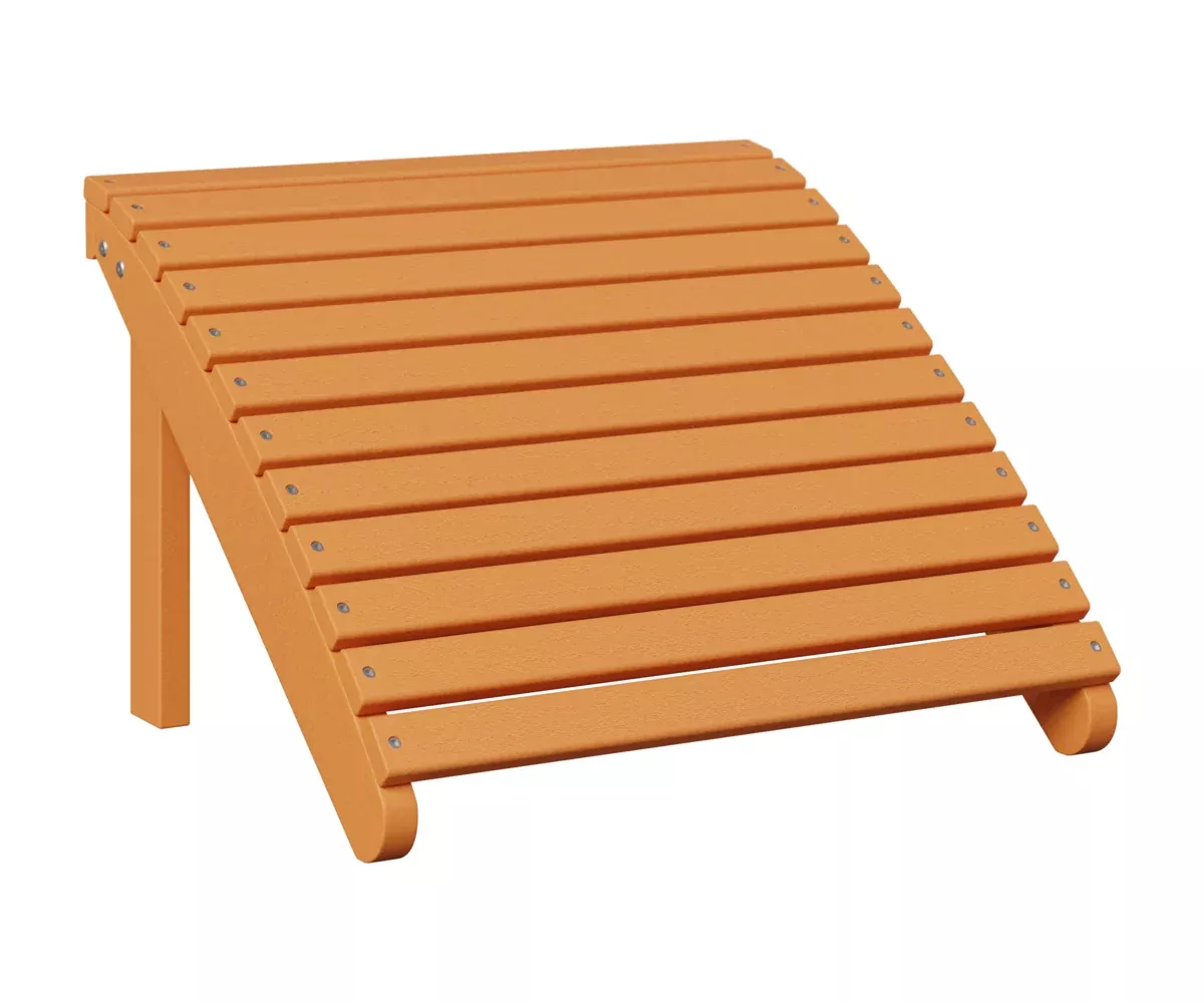 Berlin Gardens, Adirondack Footstool, Mango Orange