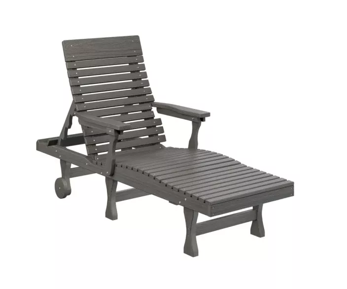 Berlin Gardens, Casual-Back Chaise Lounge, Coastal Gray