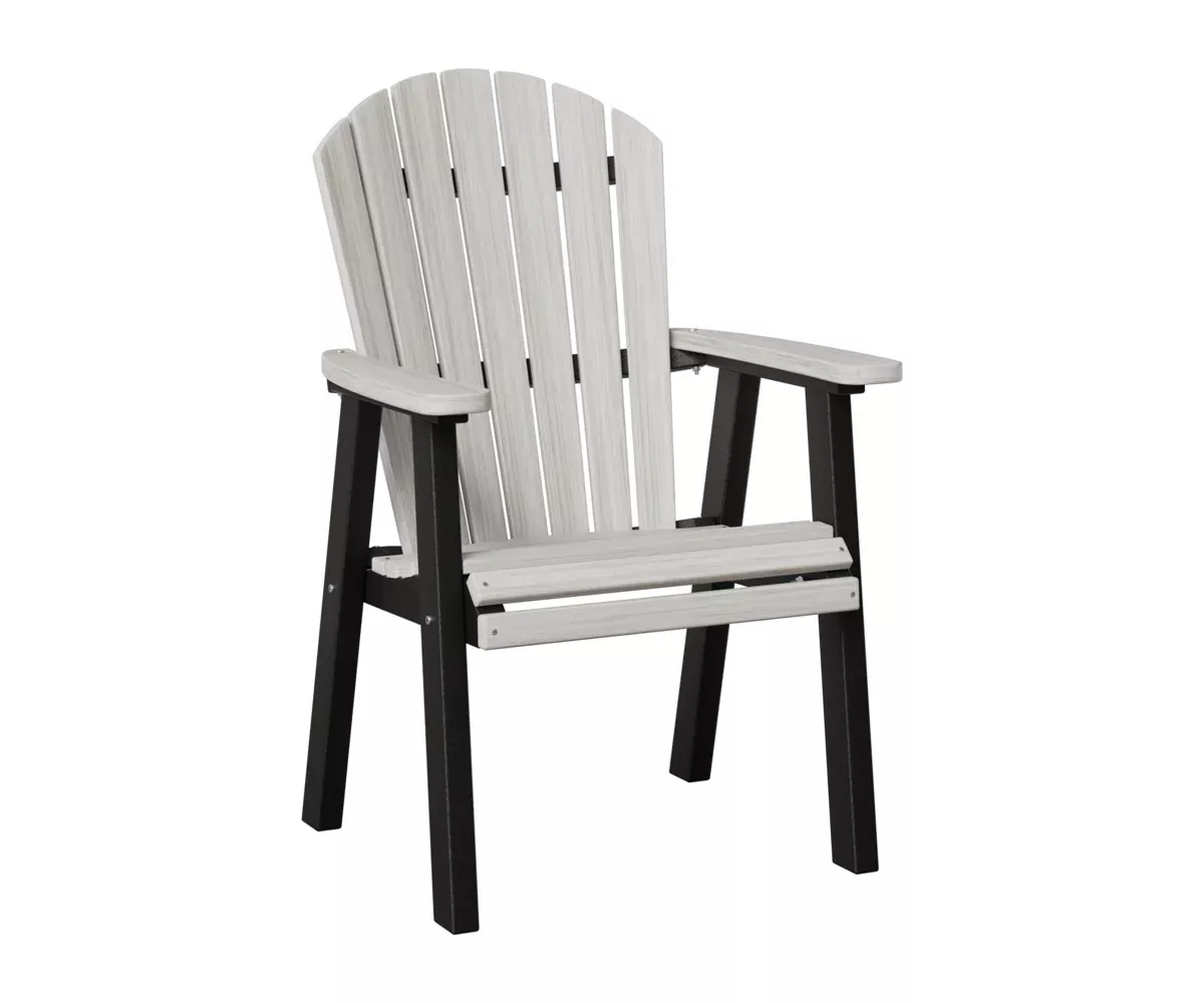 Berlin Gardens, Comfo-Back Dining Chair, Seashell on Black