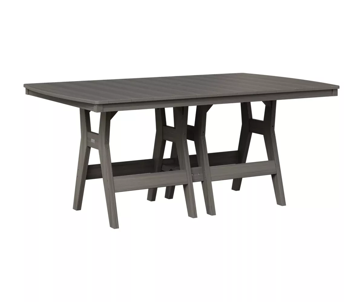 Berlin Gardens, Harbor 44″ x 72″ Rectangular Table, Coastal Gray