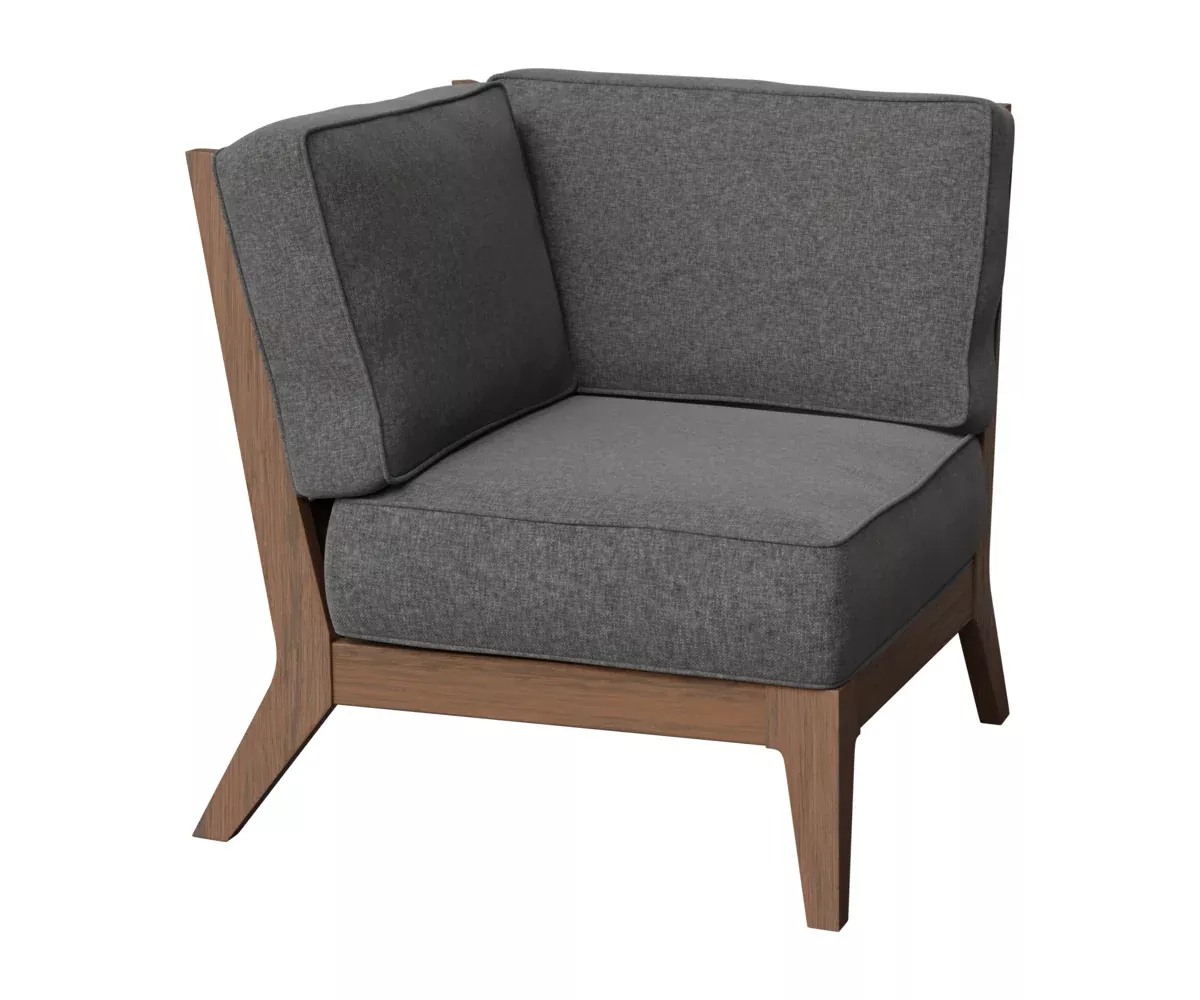 Berlin Gardens, Mayhew Corner Sectional, Brazilian Walnut