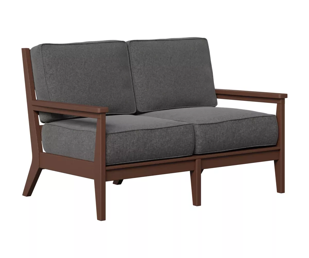 Berlin Gardens, Mayhew Loveseat, Chocolate Brown