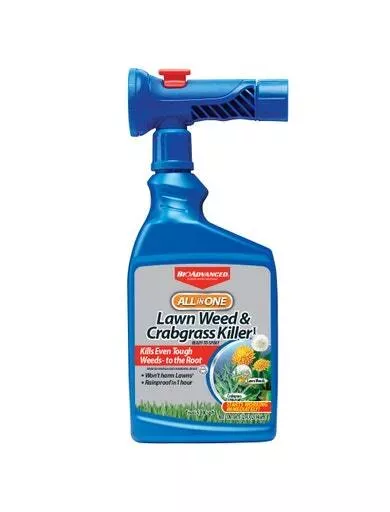 BioAdvanced All-In-One Lawn Weed & Crabgrass Killer RTS