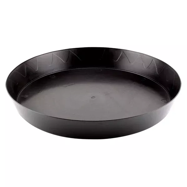 Black Resin Plant Saucer 10" ( 3 Pack )