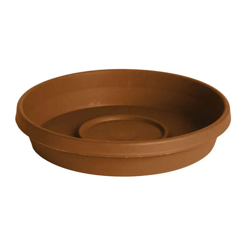 Bloem Terra Plastic Saucer, Terra Cotta, 14 in.