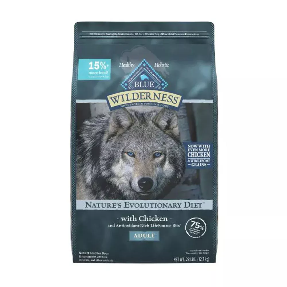 Blue Buffalo, Adult Dog WildernessChicken, 28 lb.