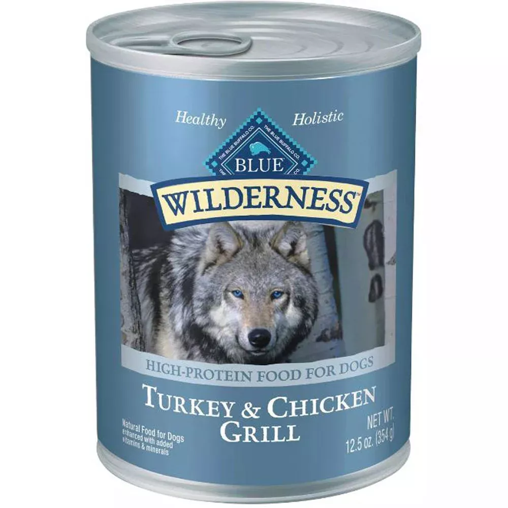 Blue Buffalo, Wilderness Chicken & Turkey, 12.5 oz. Can
