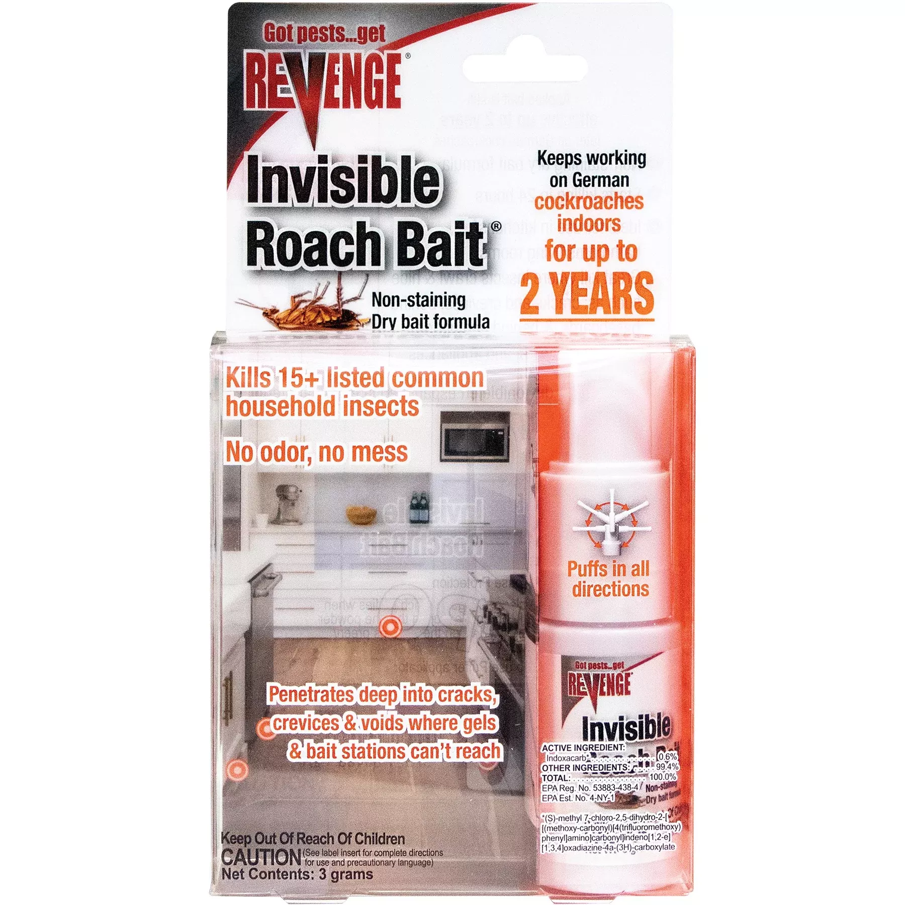 Bonide Revenge Invisible Roach Bait - 3g