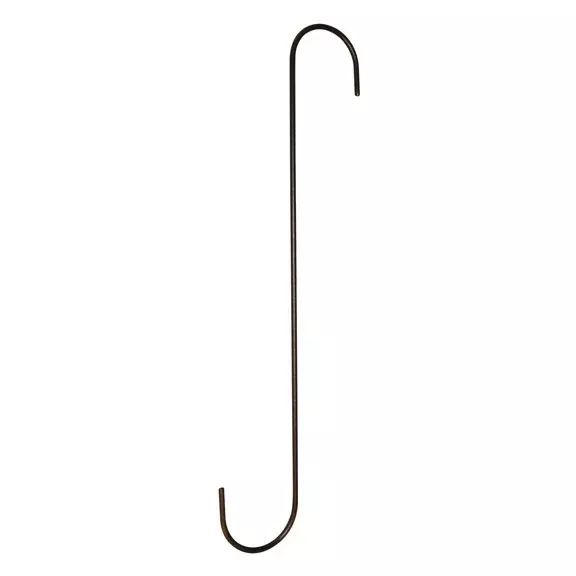 Border Concepts S Hook, Black, 24 Inches