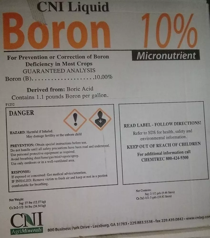 Boron Chem Plex 10% 2.5 Gal