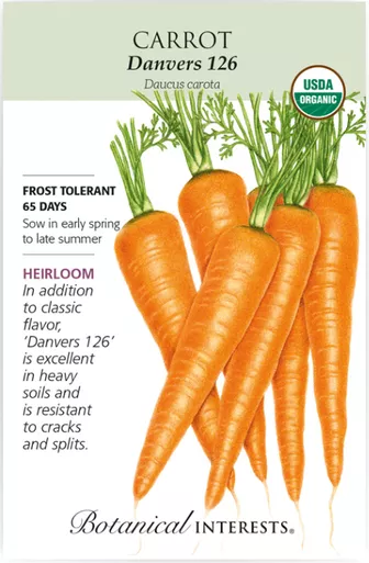 Botanical Interests Carrot Danvers 126 Organic
