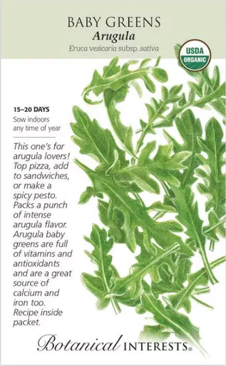 Botanical Interests Rocket Salad Organic LRG