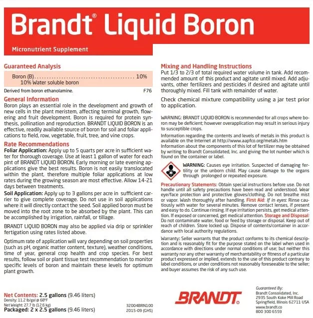 Brandt Liquid Boron